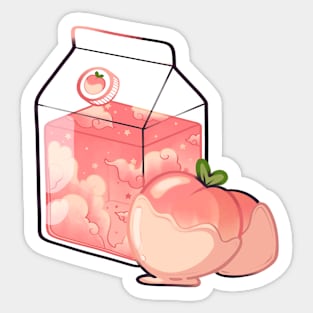 Peaches and Cream Sticker